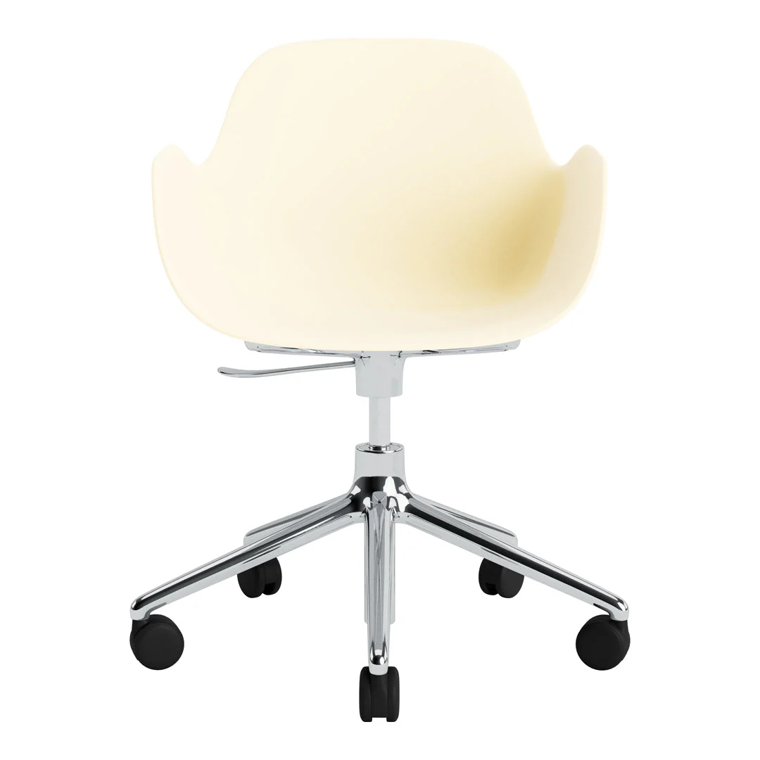 Form Armchair - 5W Swivel Base w/ Gaslift - Image 5