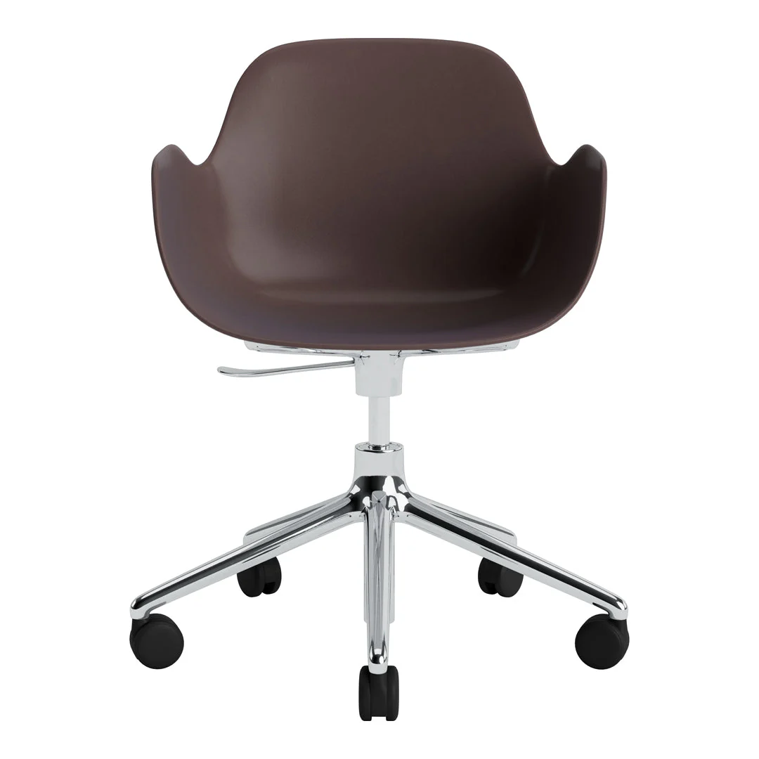 Form Armchair - 5W Swivel Base w/ Gaslift - Image 6