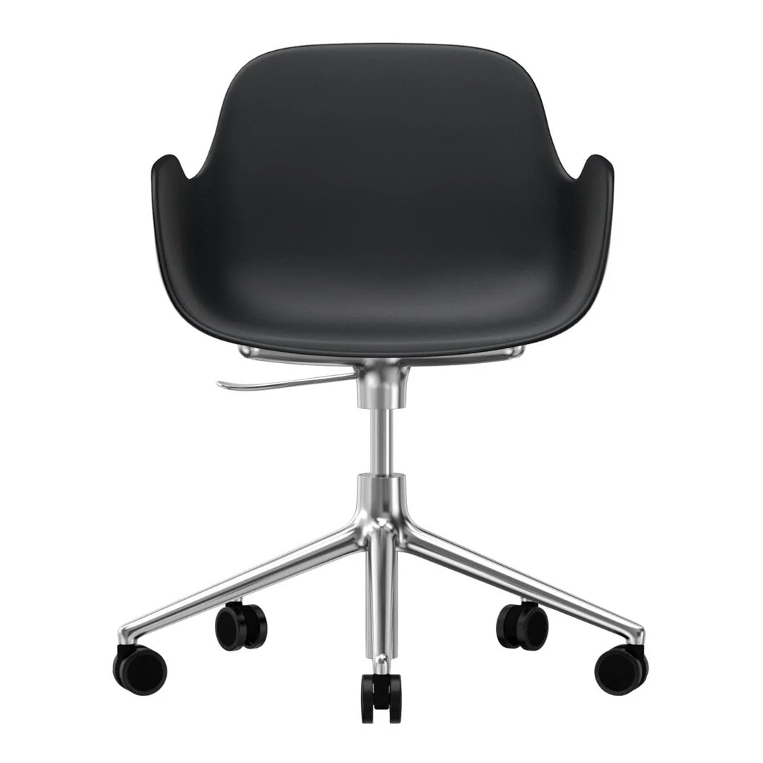 Form Armchair - 5W Swivel Base w/ Gaslift - Image 8