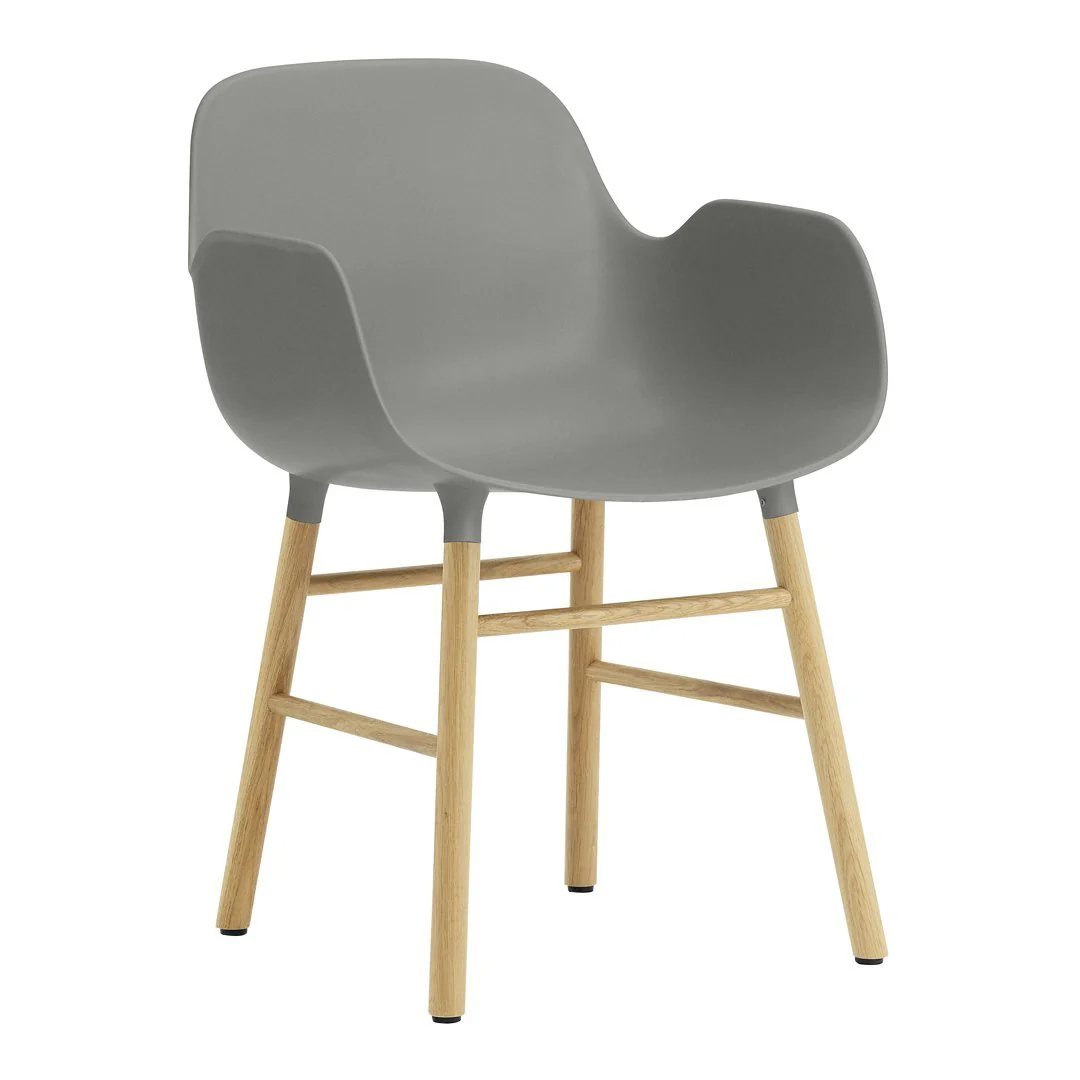 Form Armchair - Wood Legs - Image 14