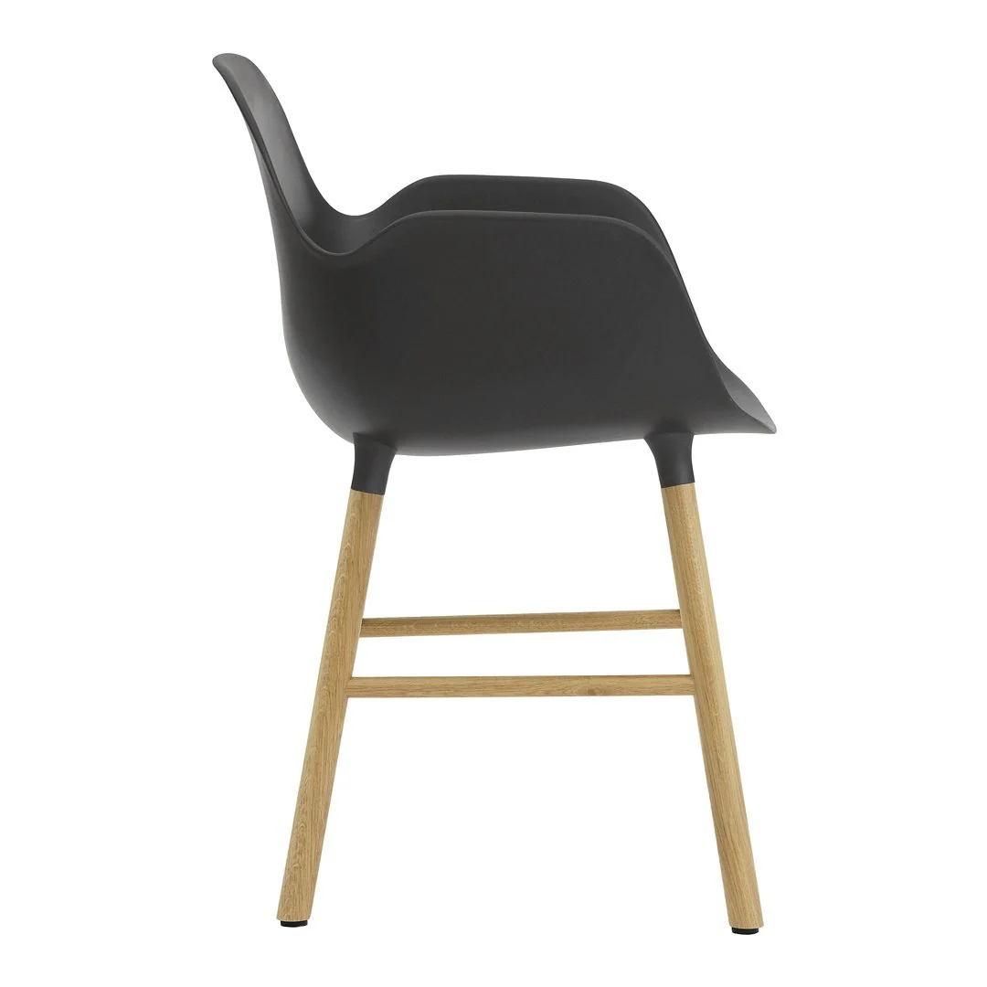 Form Armchair - Wood Legs - Image 15