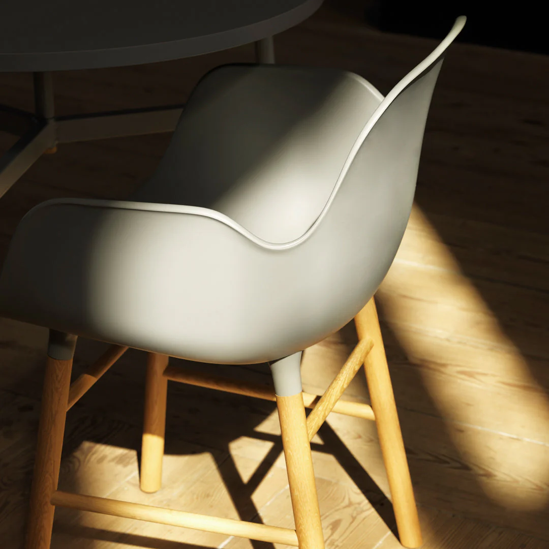 Form Armchair - Wood Legs - Image 21