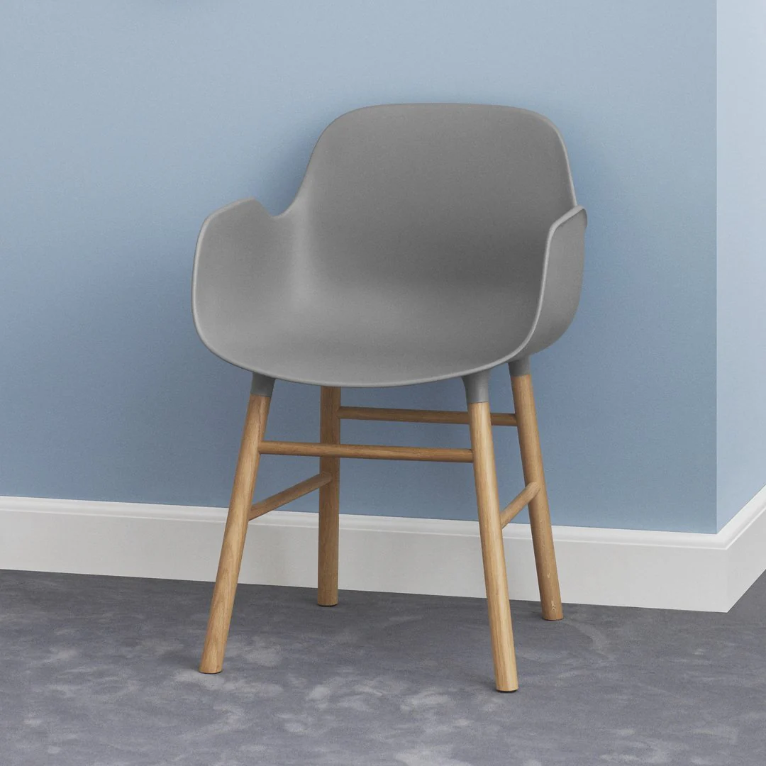 Form Armchair - Wood Legs - Image 22