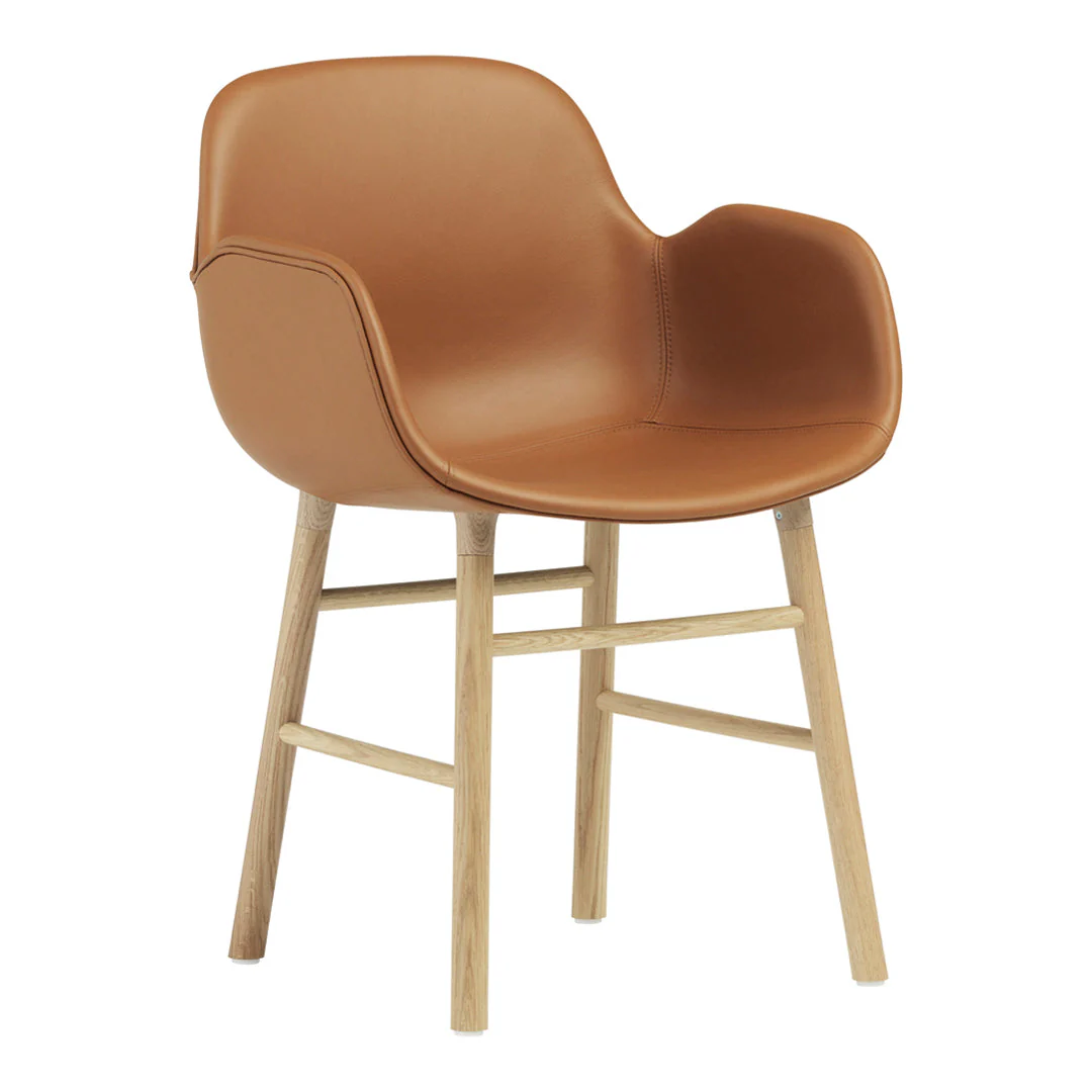 Form Armchair - Wood Legs - Upholstered - Image 12