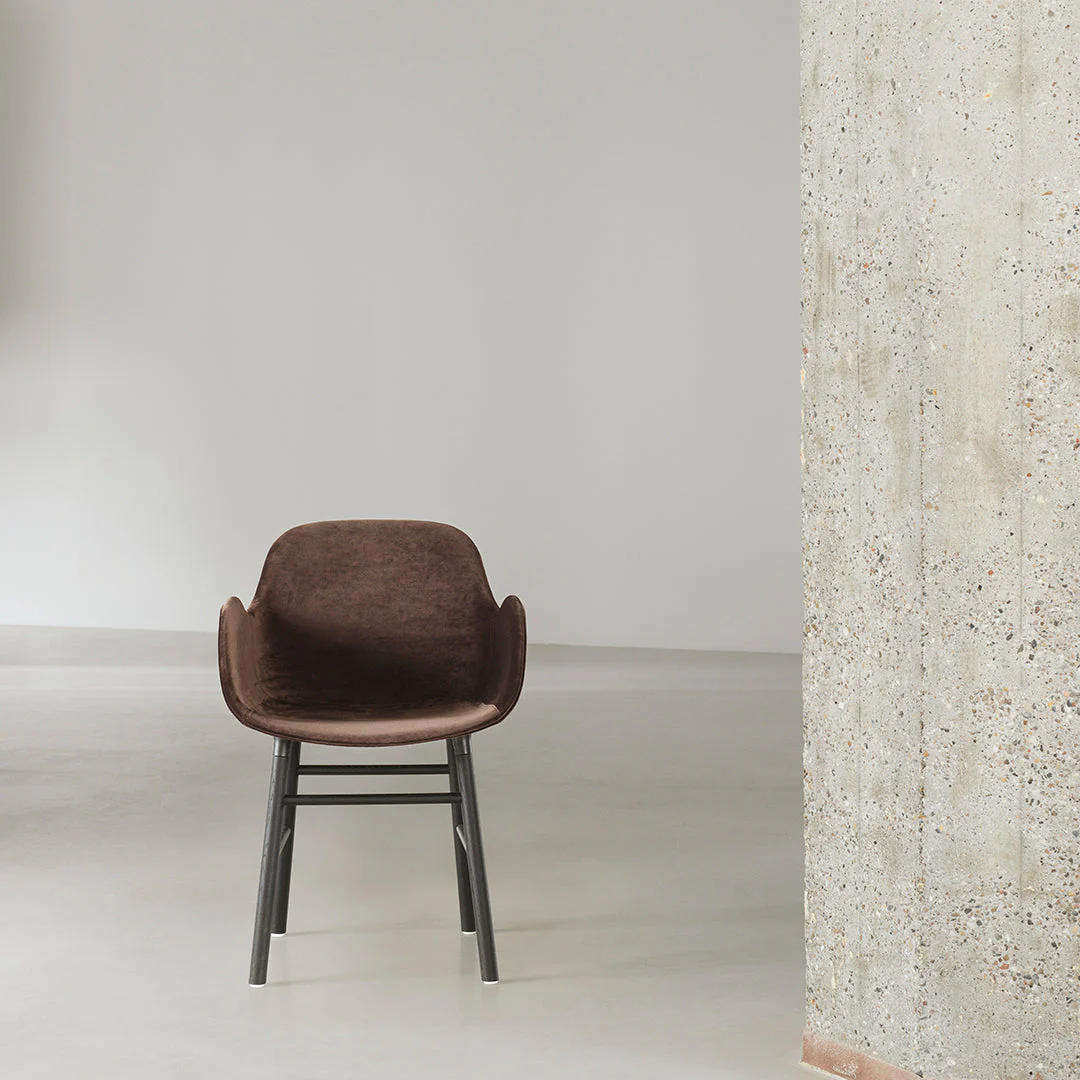 Form Armchair - Wood Legs - Upholstered - Image 18