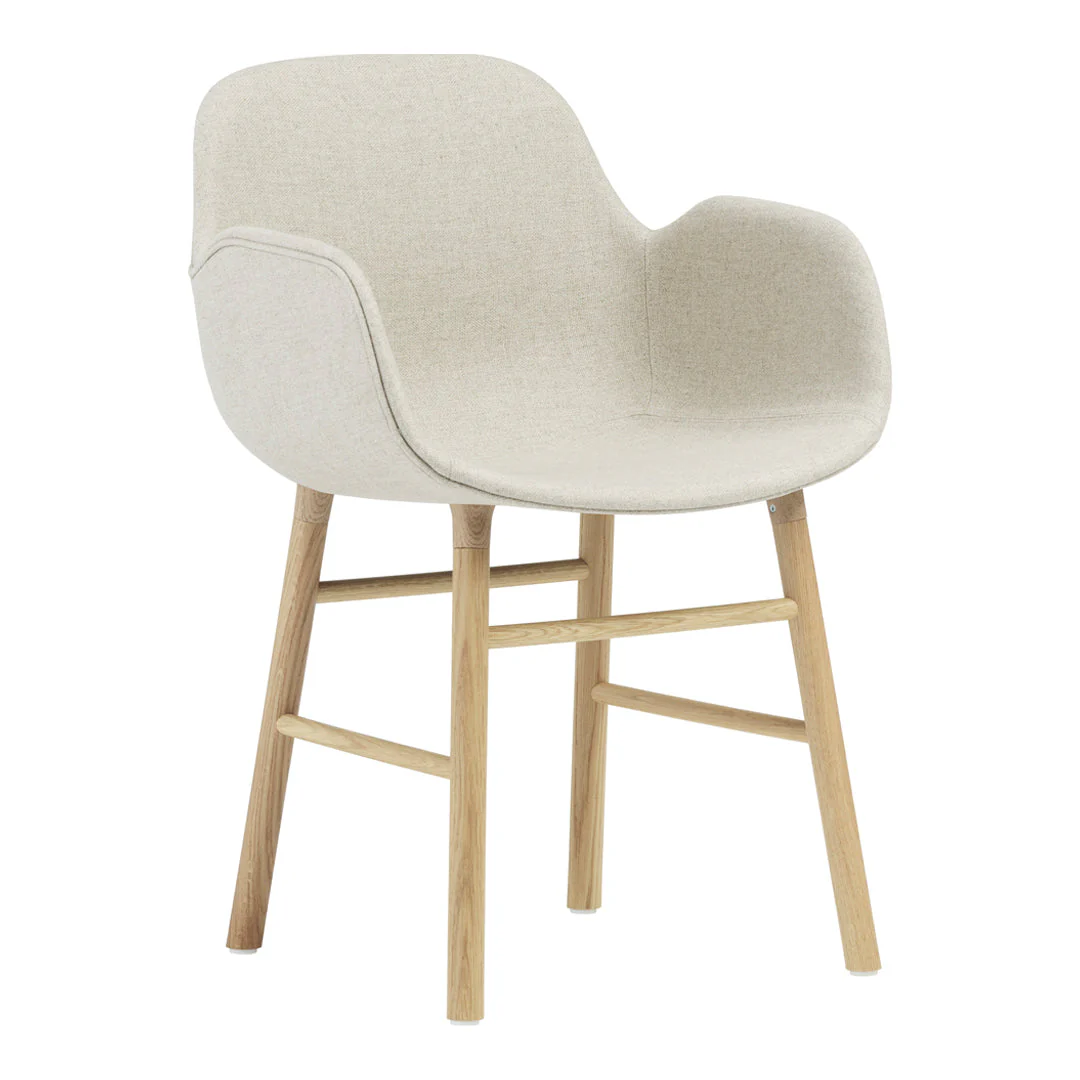 Form Armchair - Wood Legs - Upholstered - Image 26