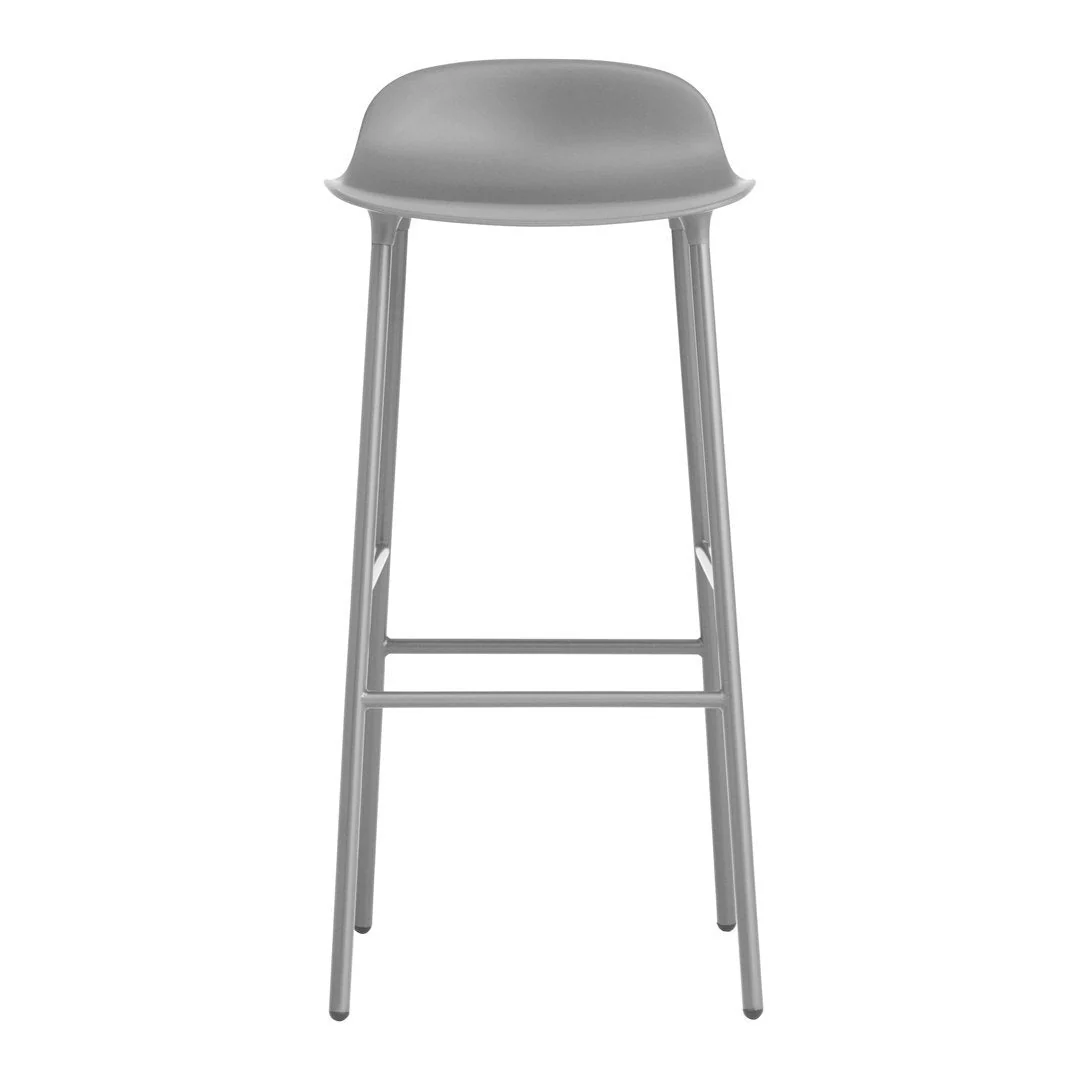 Form Bar Stool - Metal Legs - Image 4