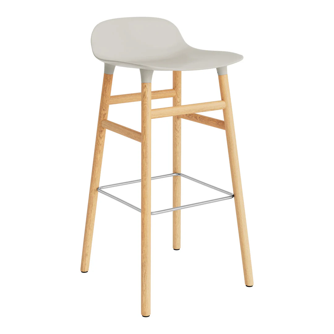 Form Bar Stool - Wood Legs - Image 42