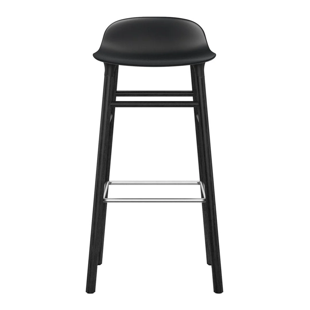 Form Bar Stool - Wood Legs - Image 7