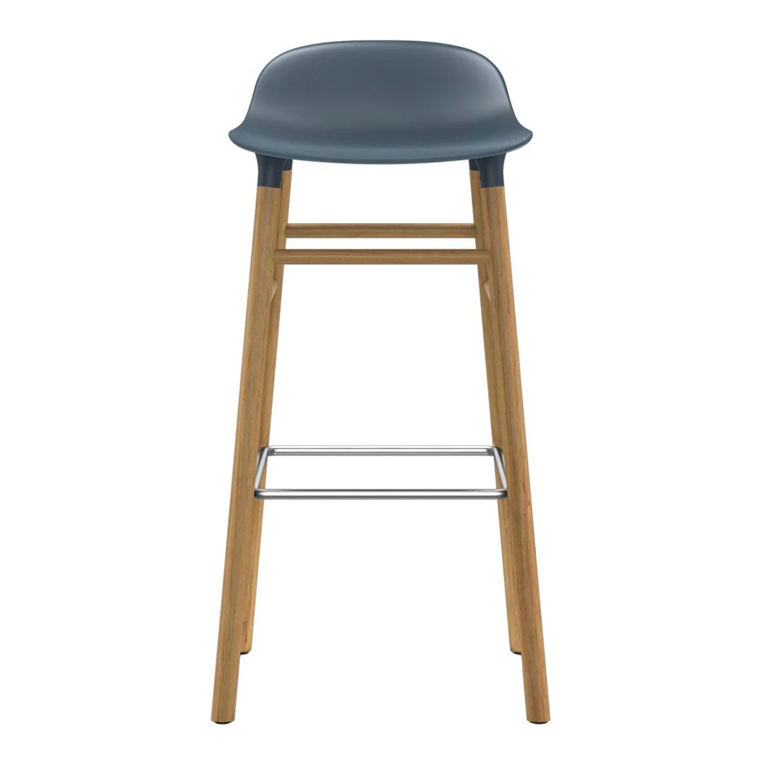 Form Bar Stool - Wood Legs - Image 8
