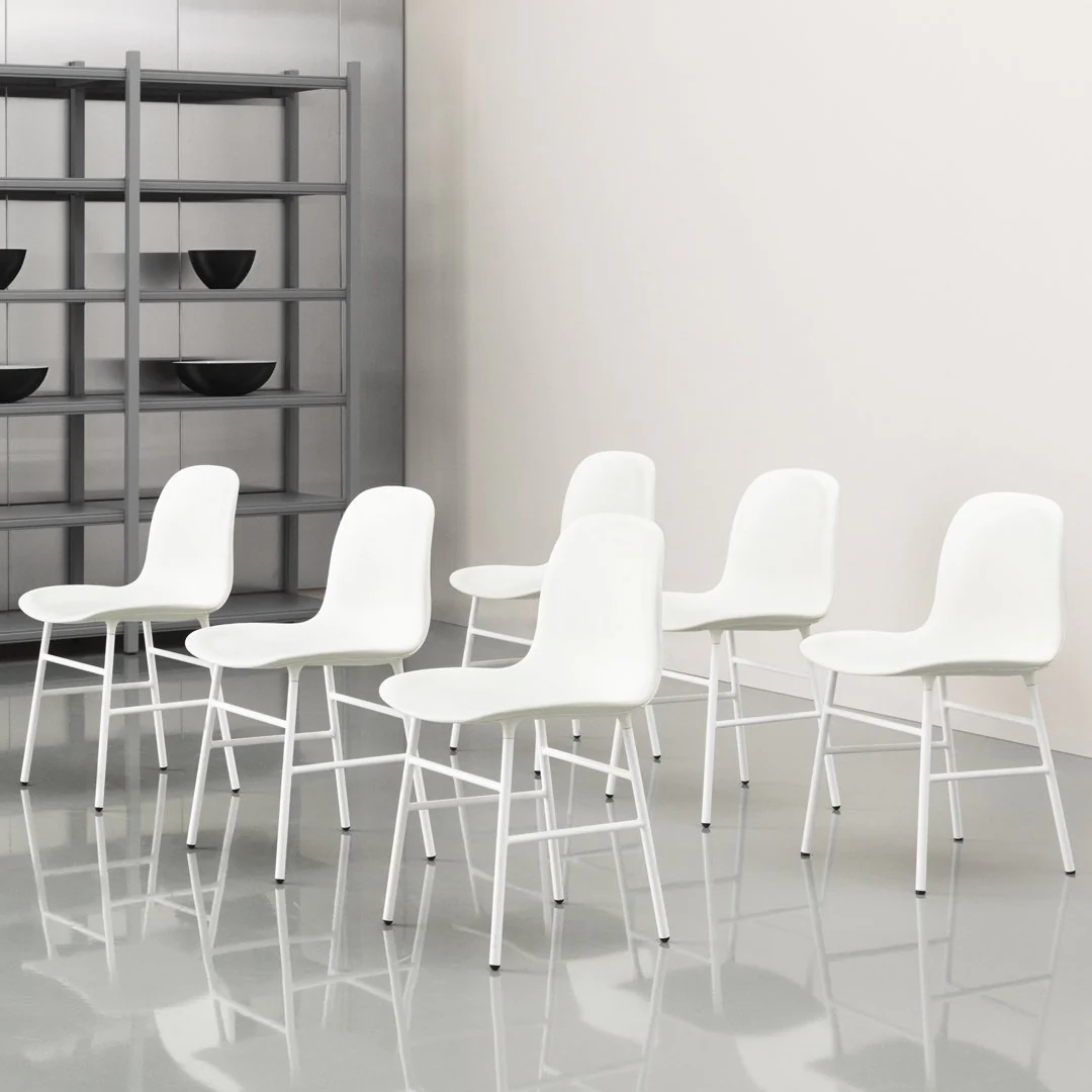 Form Chair - Metal Legs - Upholstered - Image 19