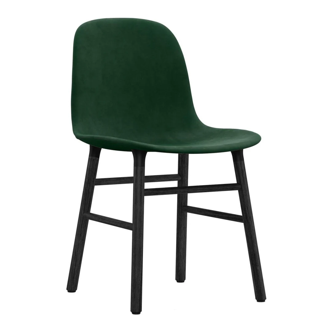 Form Chair - Wood Legs - Upholstered - Image 10