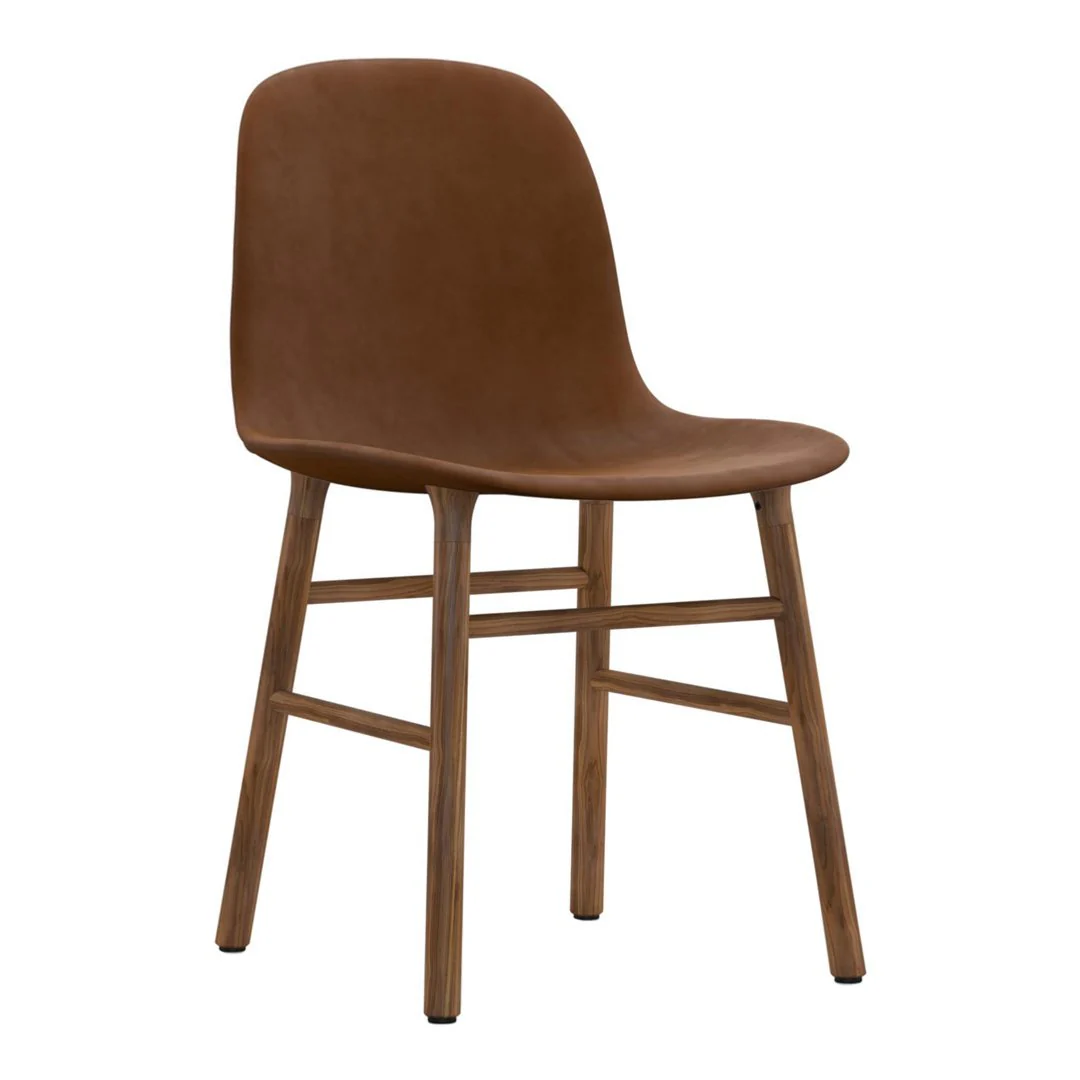Form Chair - Wood Legs - Upholstered - Image 11