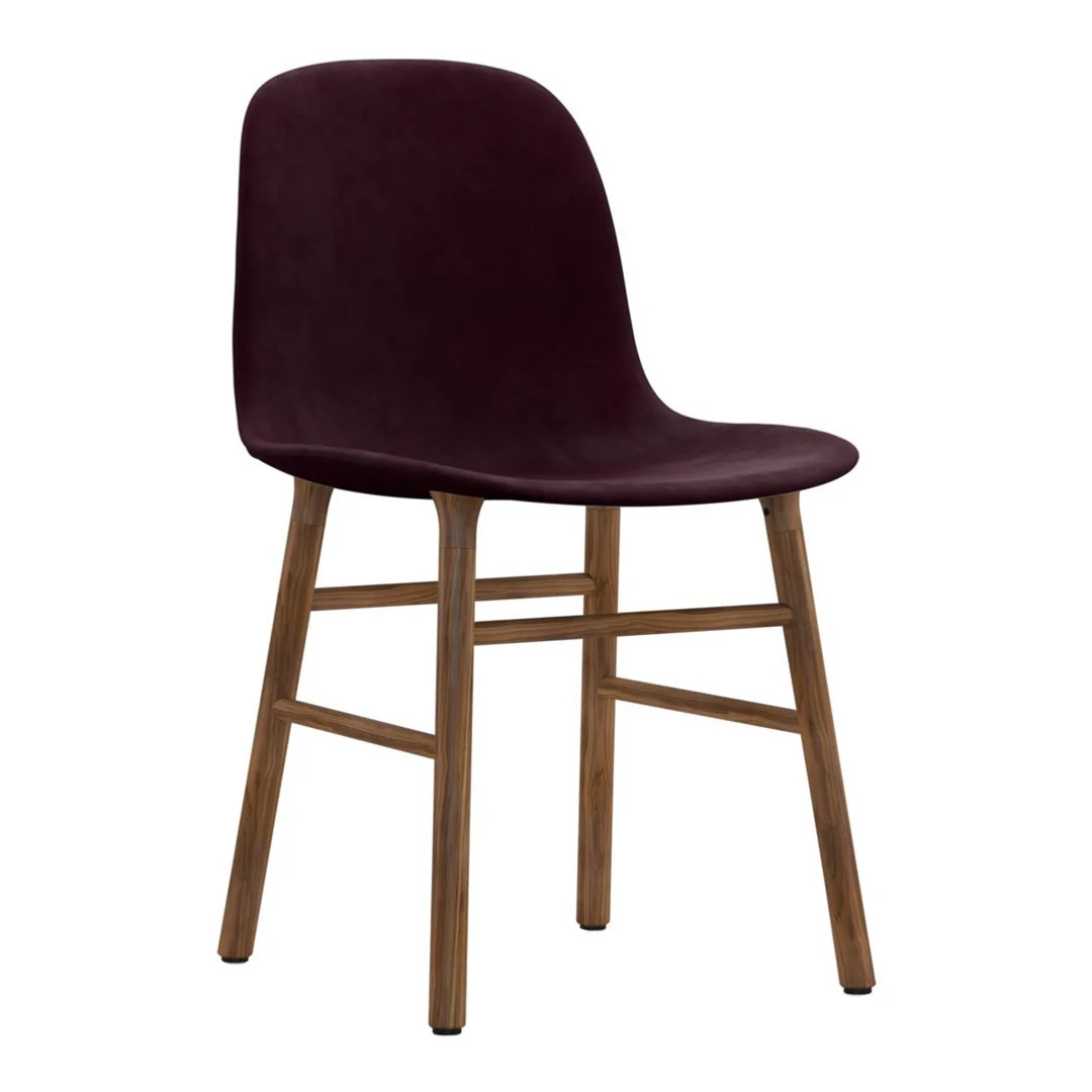 Form Chair - Wood Legs - Upholstered - Image 12