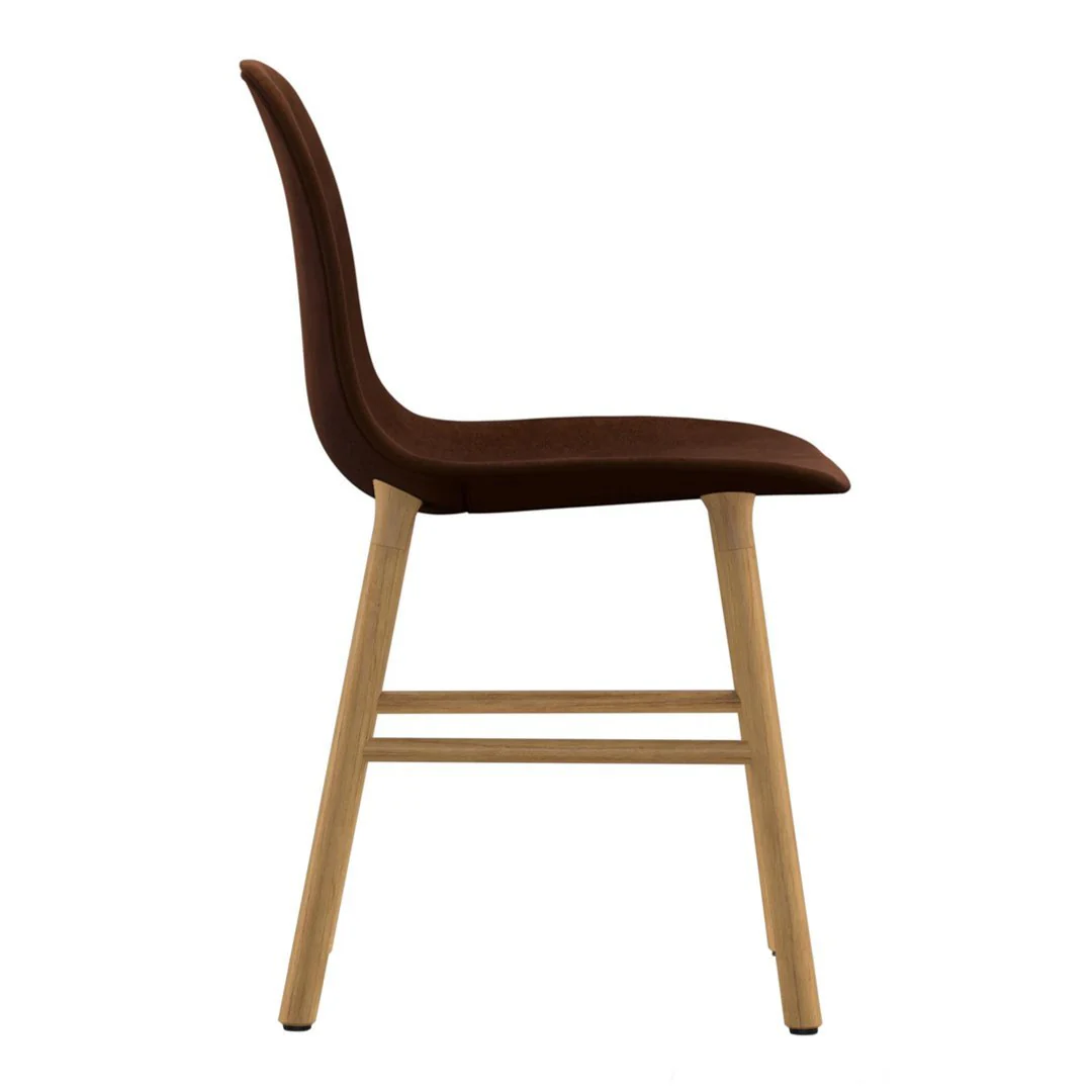 Form Chair - Wood Legs - Upholstered - Image 13
