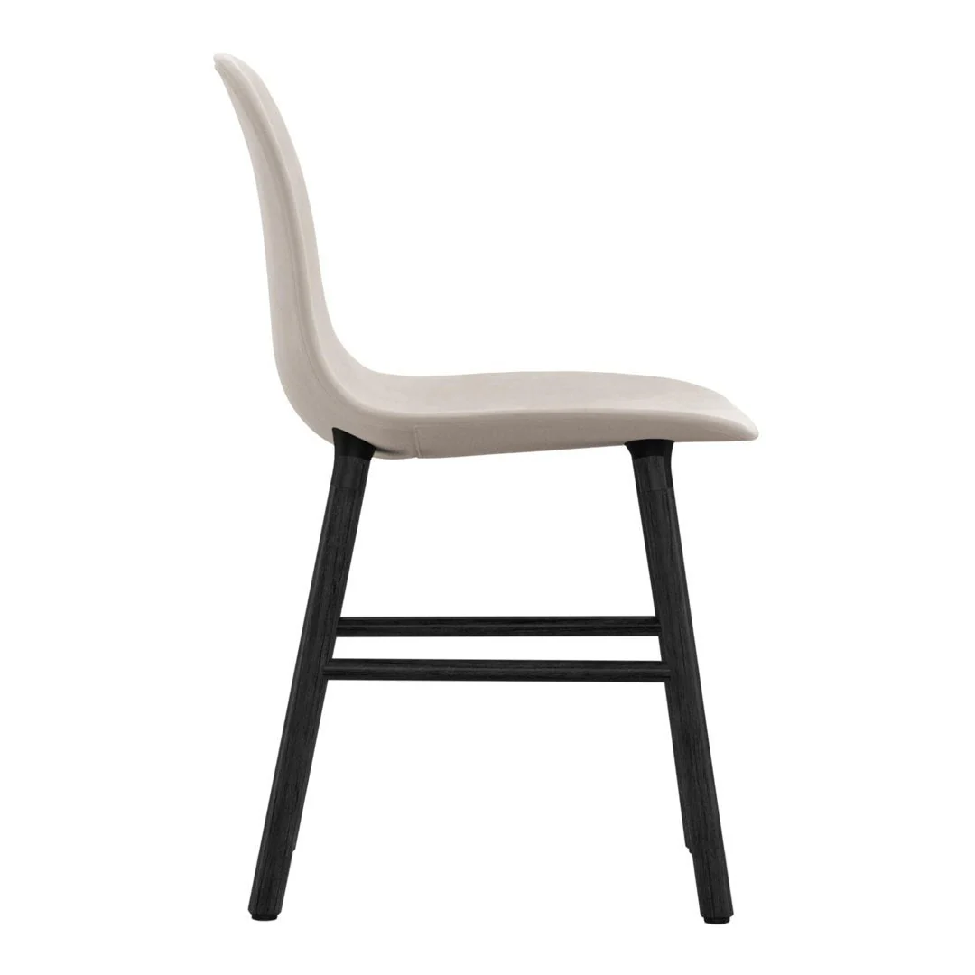 Form Chair - Wood Legs - Upholstered - Image 14