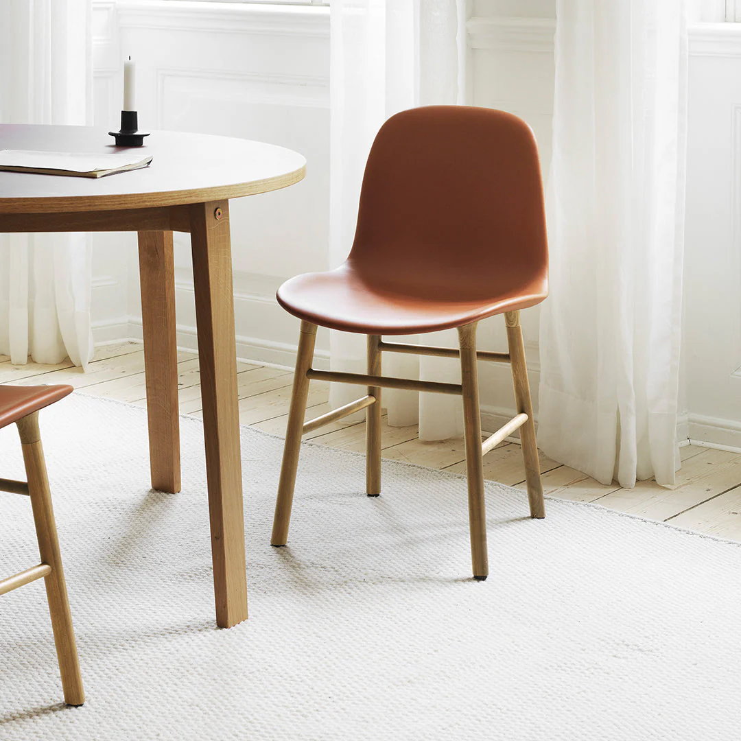 Form Chair - Wood Legs - Upholstered - Image 21