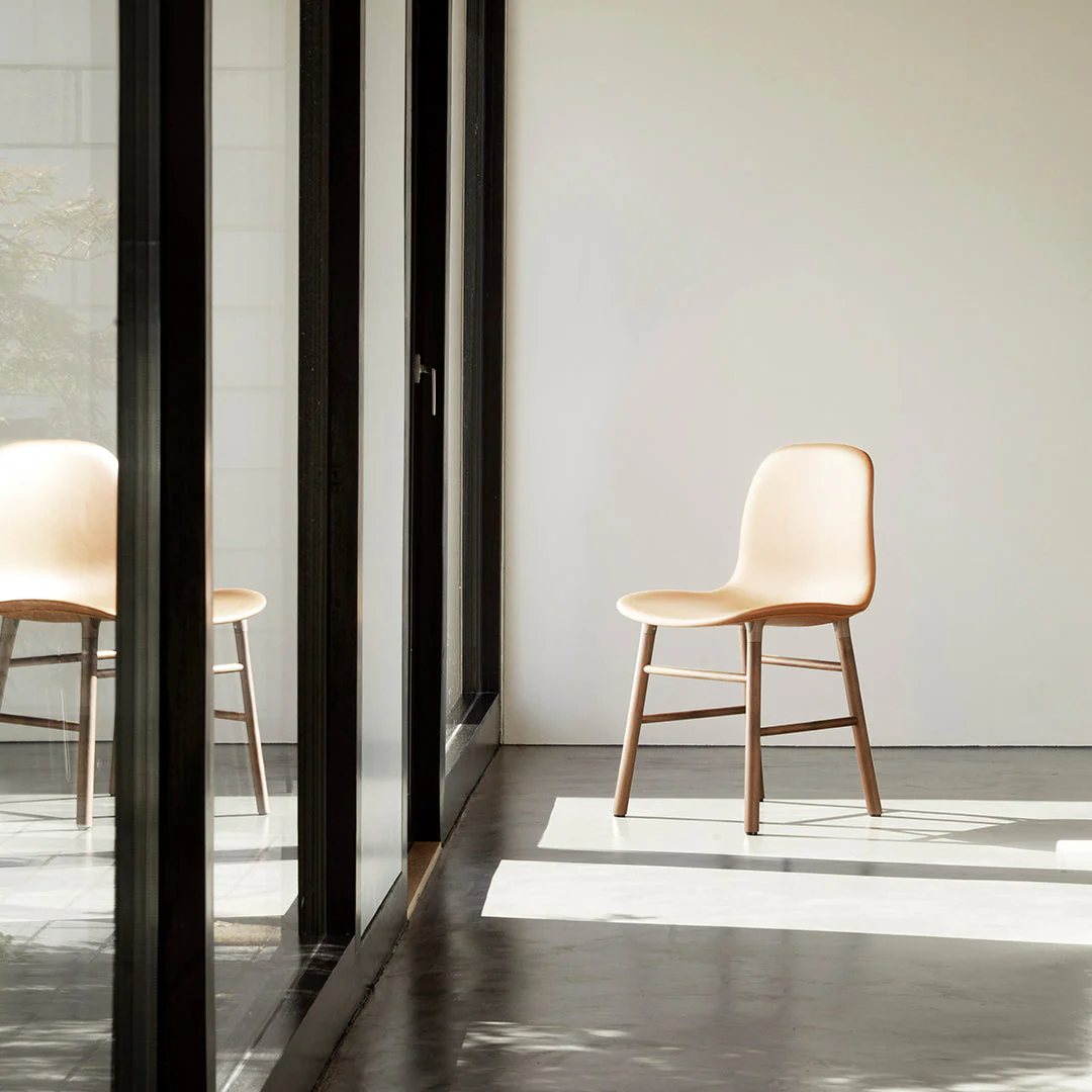 Form Chair - Wood Legs - Upholstered - Image 24