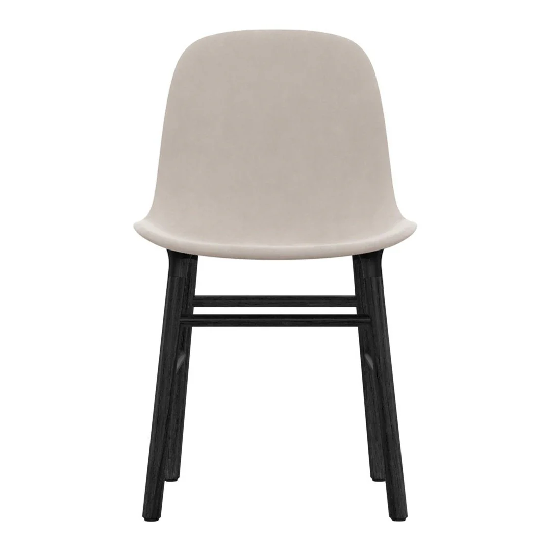Form Chair - Wood Legs - Upholstered - Image 3