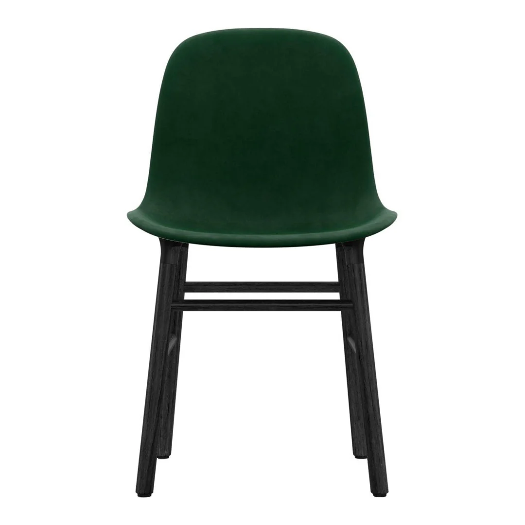 Form Chair - Wood Legs - Upholstered - Image 4