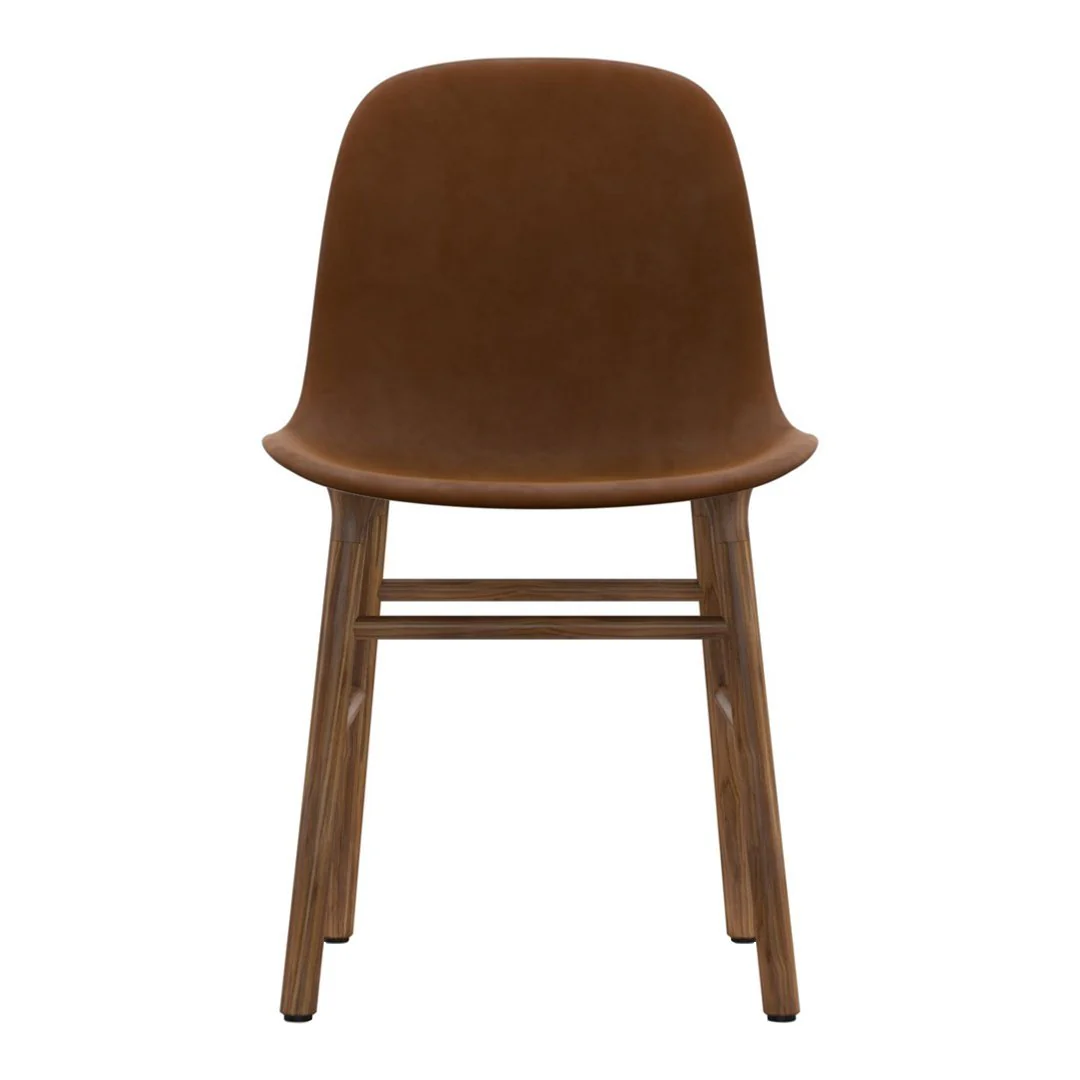 Form Chair - Wood Legs - Upholstered - Image 5