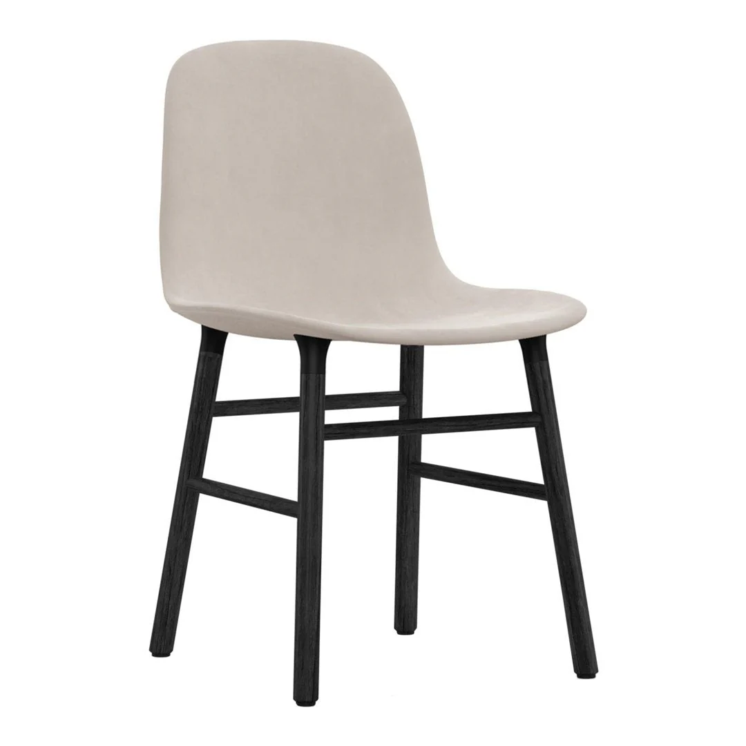 Form Chair - Wood Legs - Upholstered - Image 9