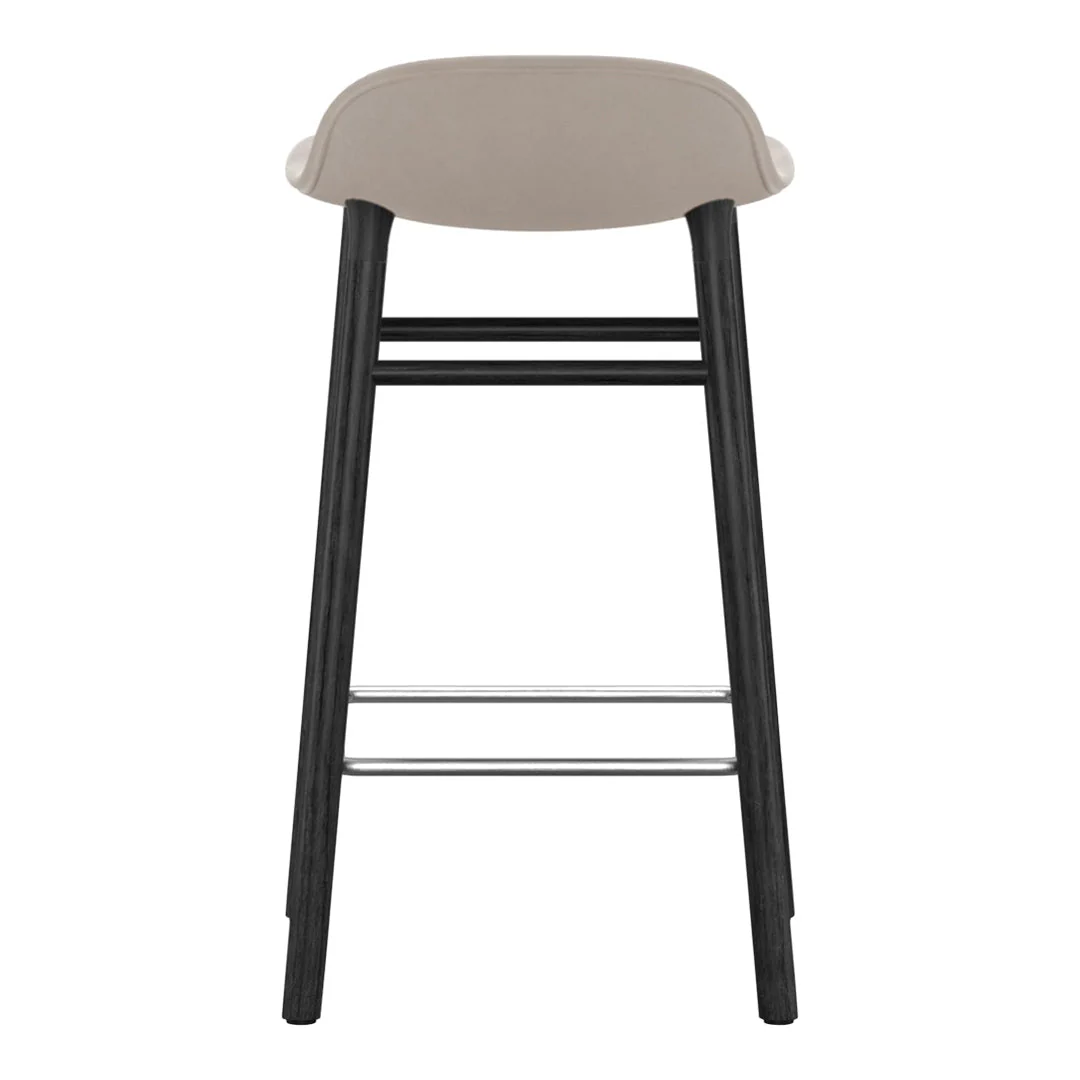 Form Counter Stool - Wood Legs - Upholstered - Image 14