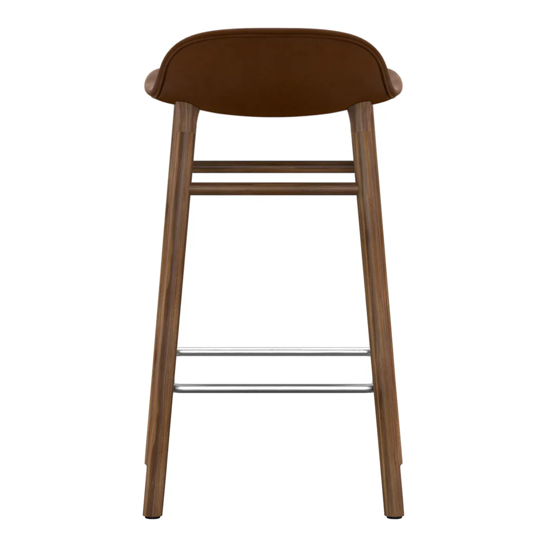 Form Counter Stool - Wood Legs - Upholstered - Image 16