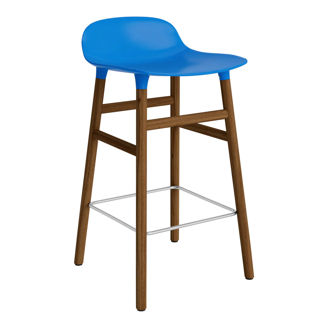 Form Counter Stool - Wood Legs - Image 102