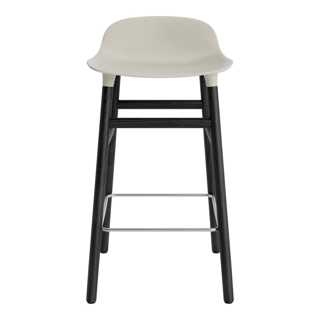 Form Counter Stool - Wood Legs - Image 15