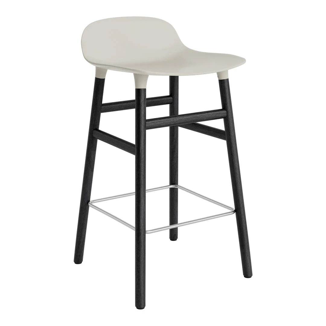 Form Counter Stool - Wood Legs - Image 28