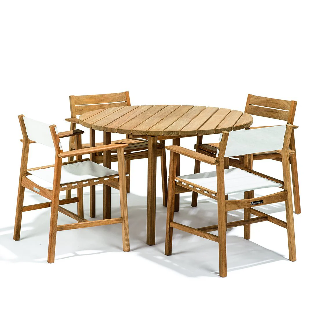 Djuro Dining Armchair w/ Fabric - Image 4