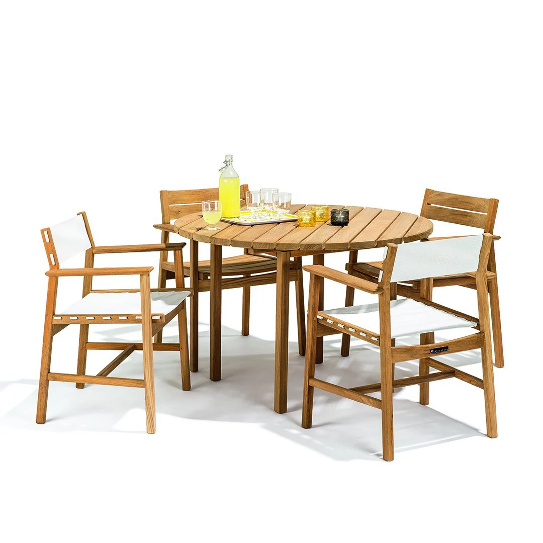 Djuro Dining Armchair w/ Fabric - Image 5