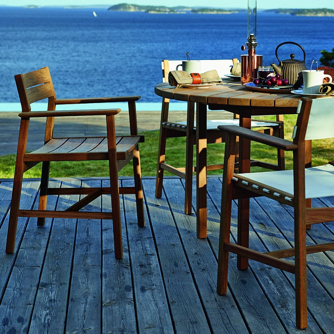 Djuro Dining Armchair w/ Fabric - Image 9