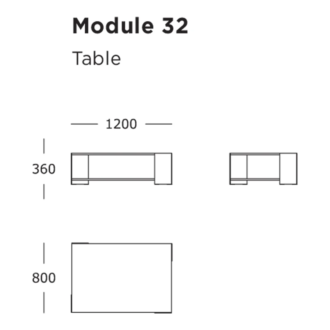 Cinder Block Coffee Table (Module 32) - Image 7