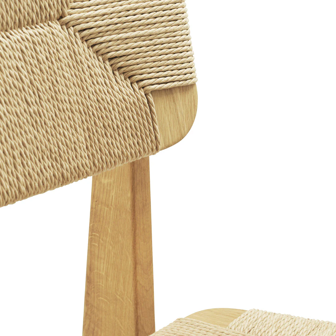 C-Chair Dining Chair - Paper Cord - Image 8