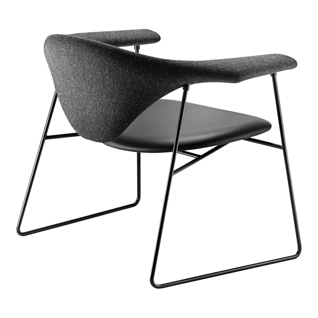 Masculo Lounge Chair - Sledge Base - Image 4