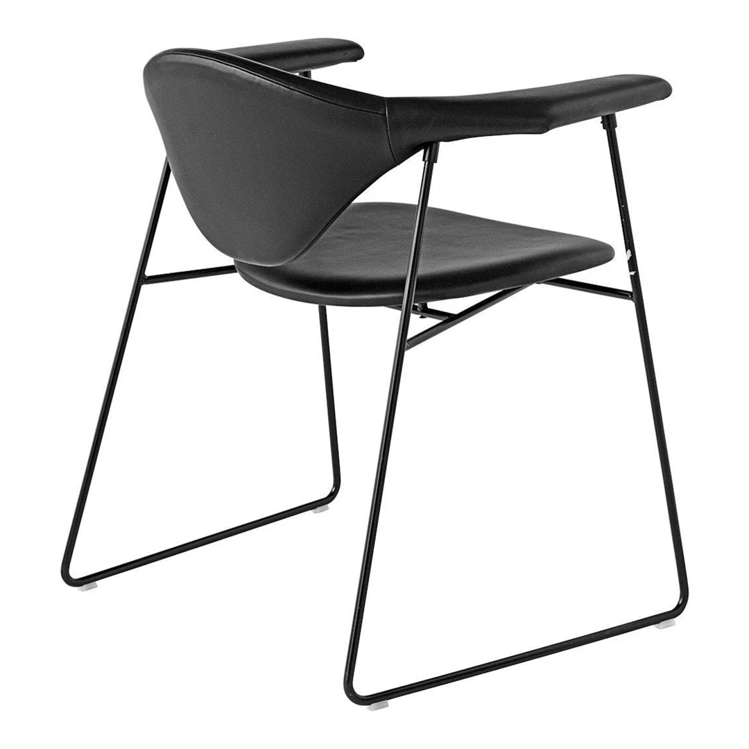 Masculo Dining Chair - Sledge Base - Image 3