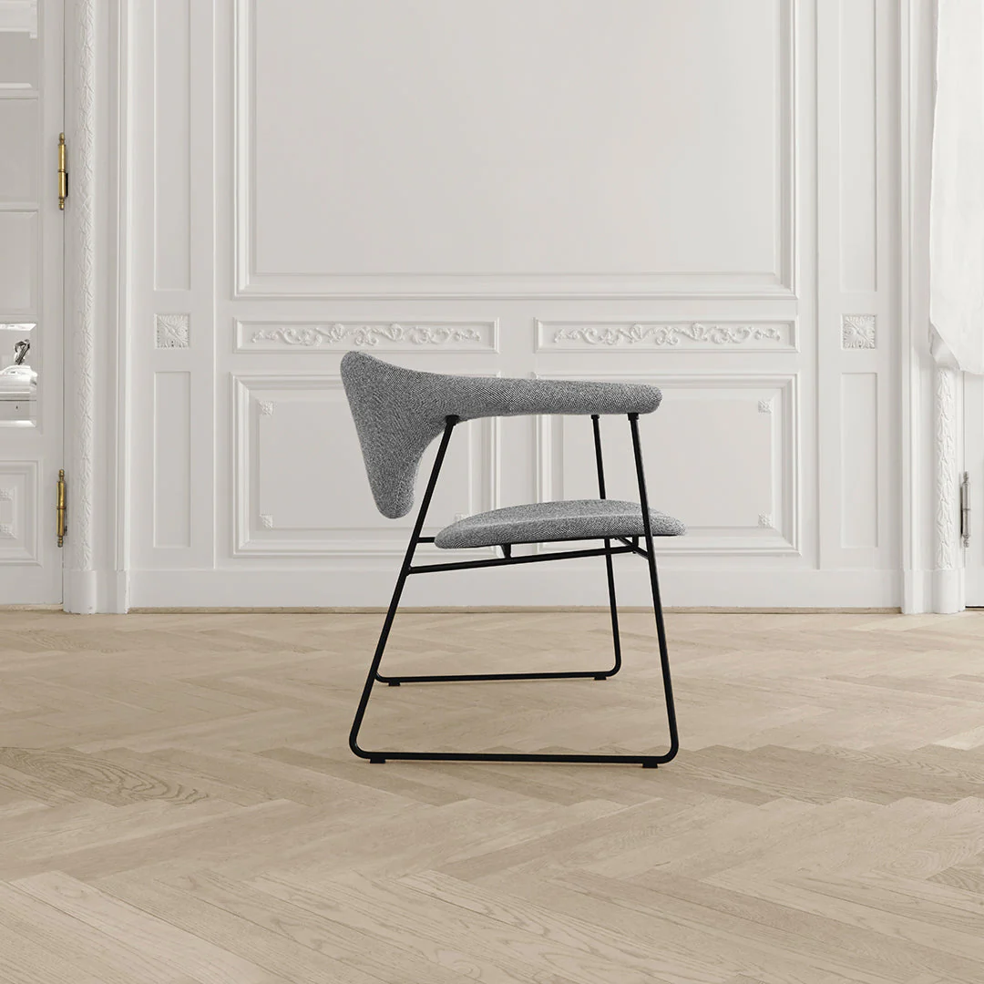 Masculo Dining Chair - Sledge Base - Image 7