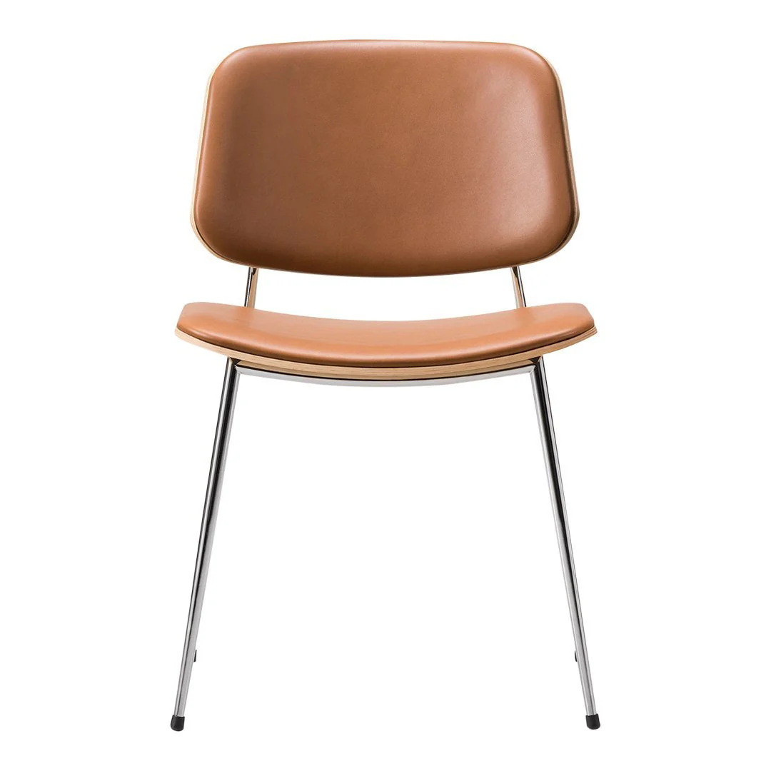 Soborg Chair - Steel Frame, Seat & Back Upholstered - Image 2