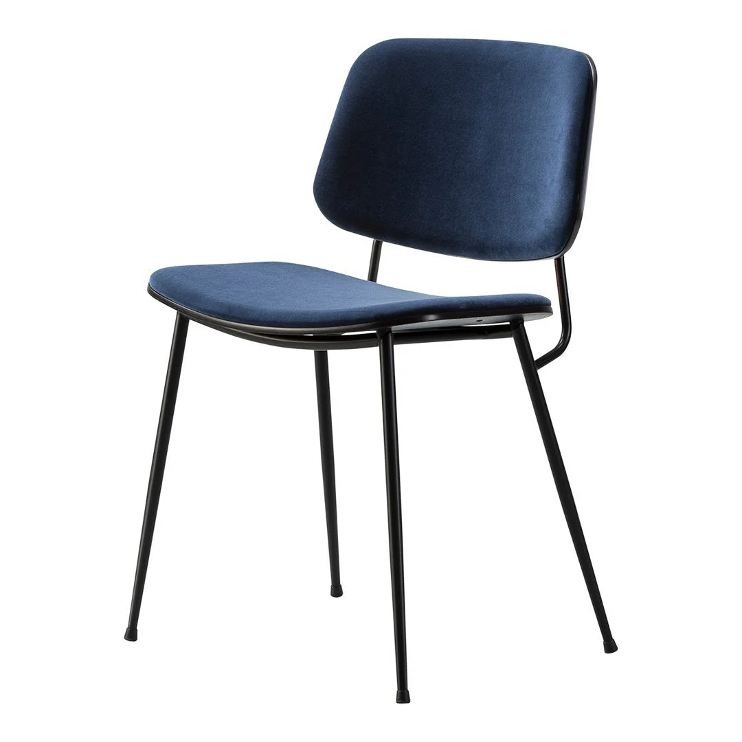 Soborg Chair - Steel Frame, Seat & Back Upholstered - Image 3