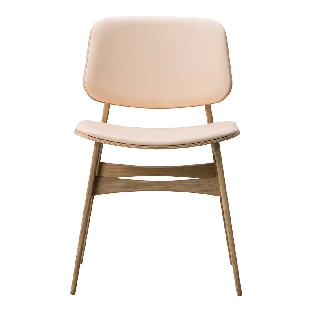 Soborg Chair - Wood Frame, Seat & Back Upholstered