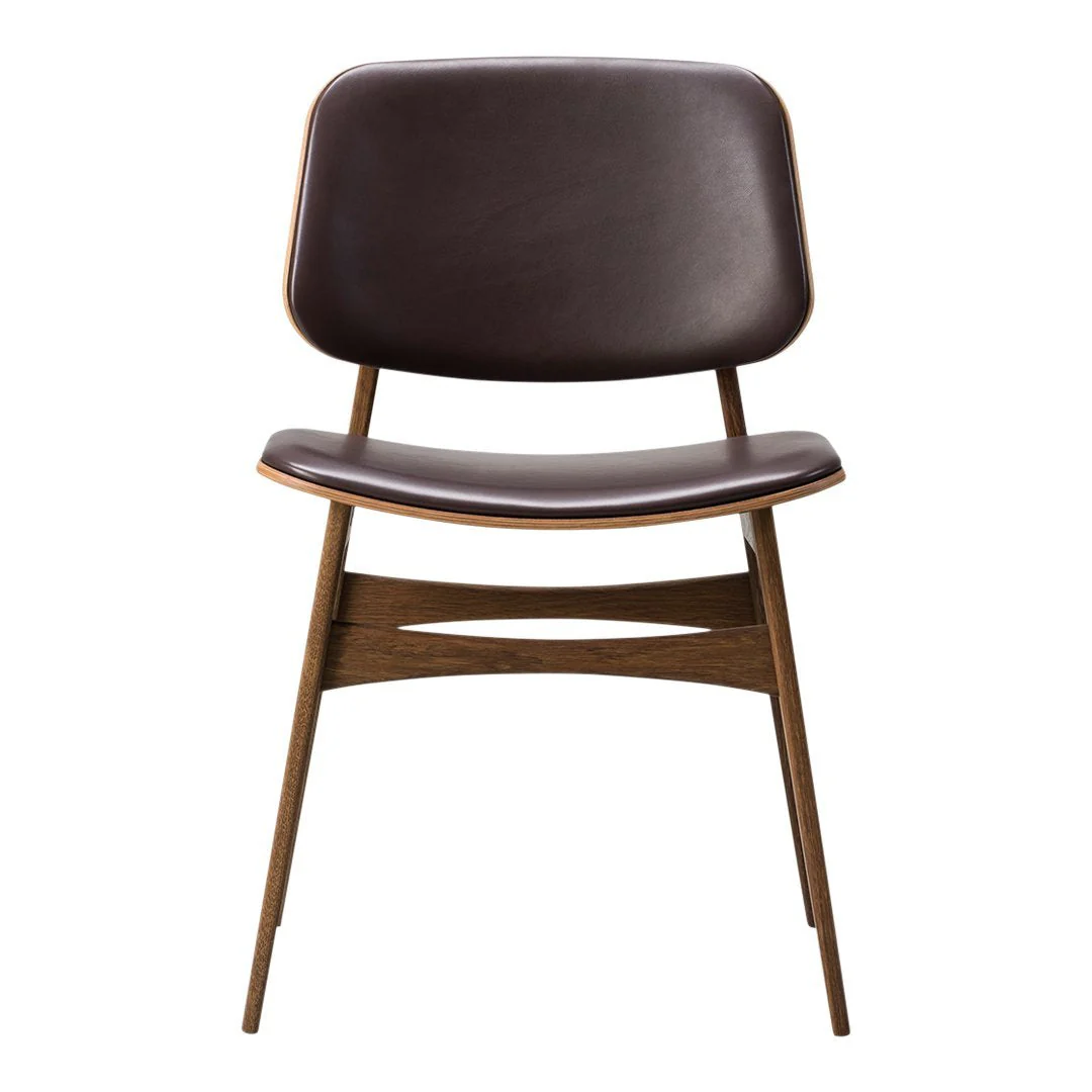 Soborg Chair - Wood Frame, Seat & Back Upholstered - Image 3