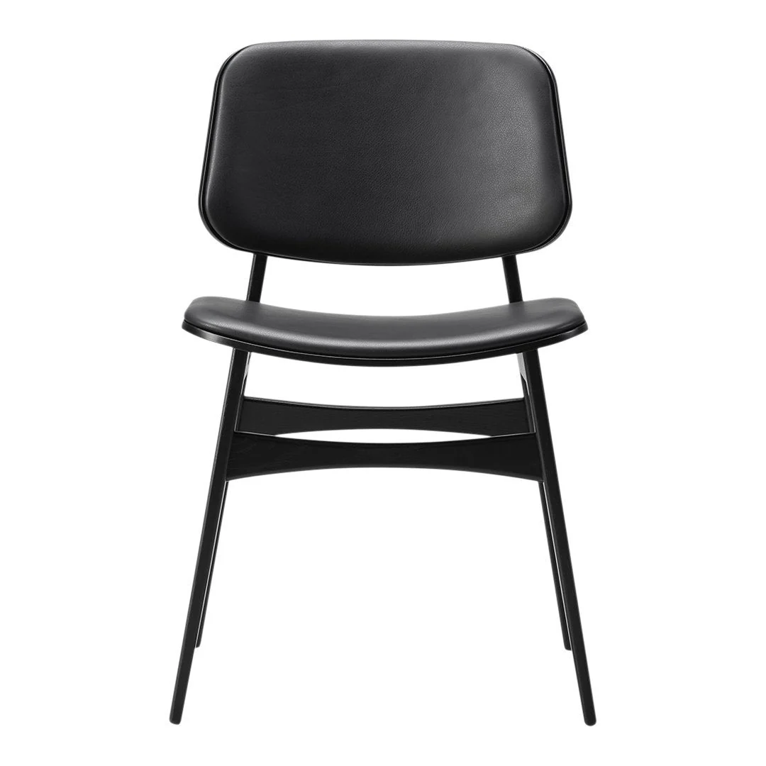 Soborg Chair - Wood Frame, Seat & Back Upholstered - Image 4