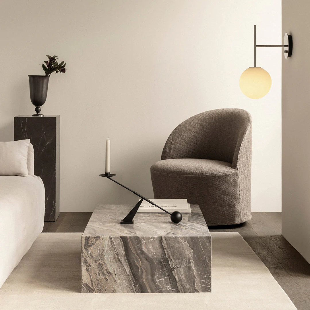 Tearoom Lounge Chair - Swivel w/ Return & Loose Cover - Image 14
