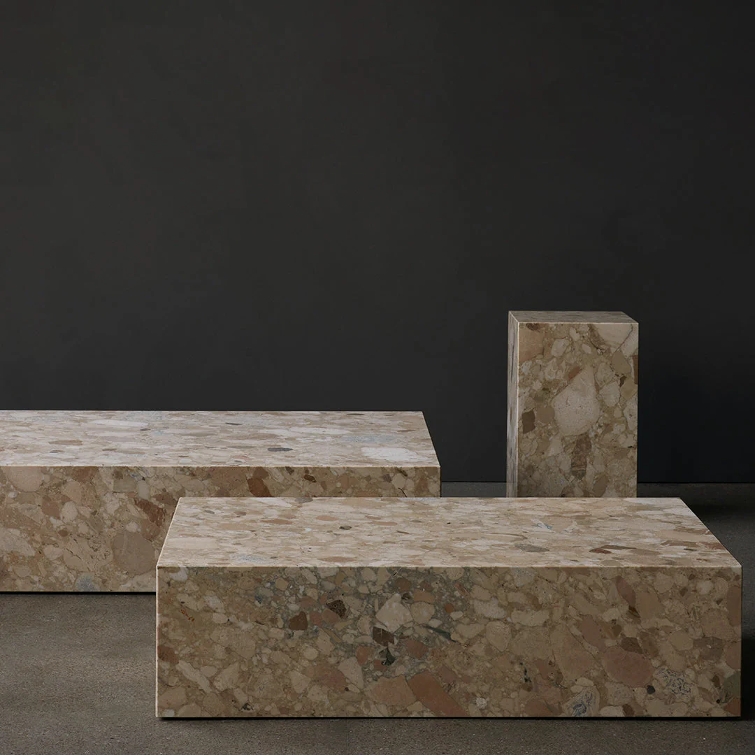 Marble Plinth Coffee Table - Low - Image 108