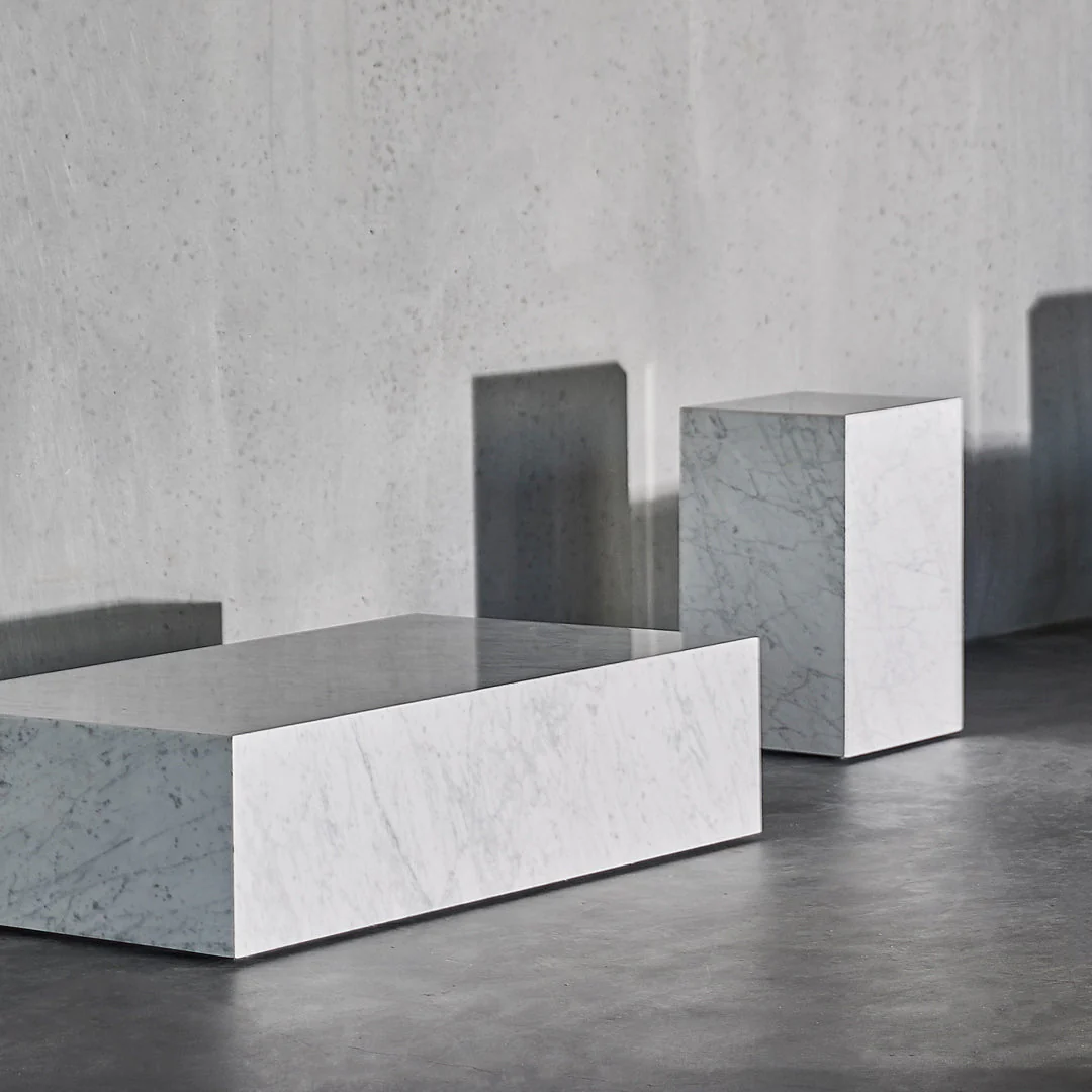 Marble Plinth Coffee Table - Low - Image 110