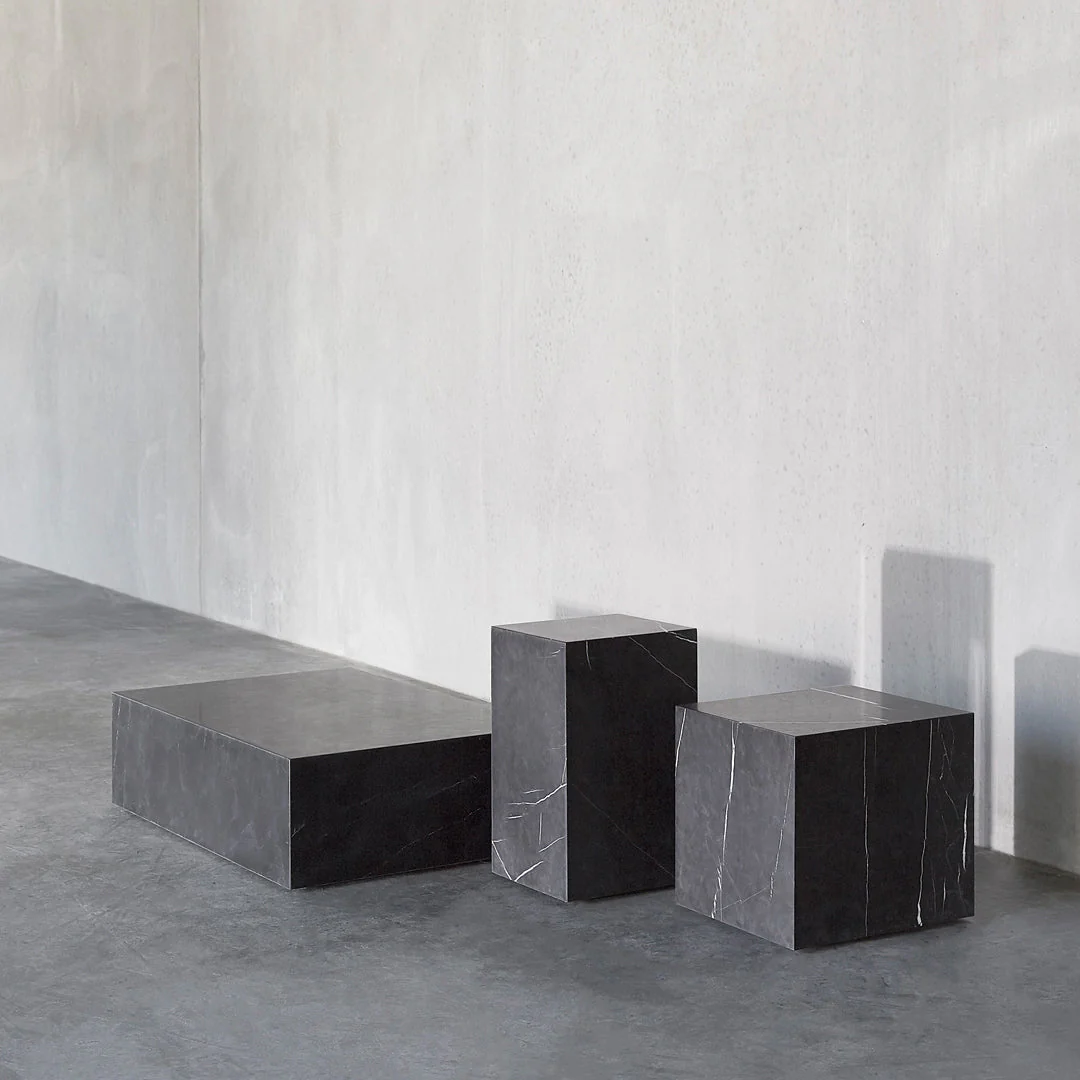 Marble Plinth Coffee Table - Low - Image 111
