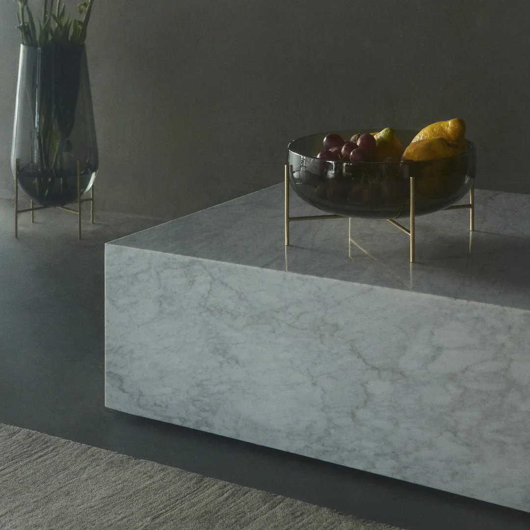 Marble Plinth Coffee Table - Low - Image 43