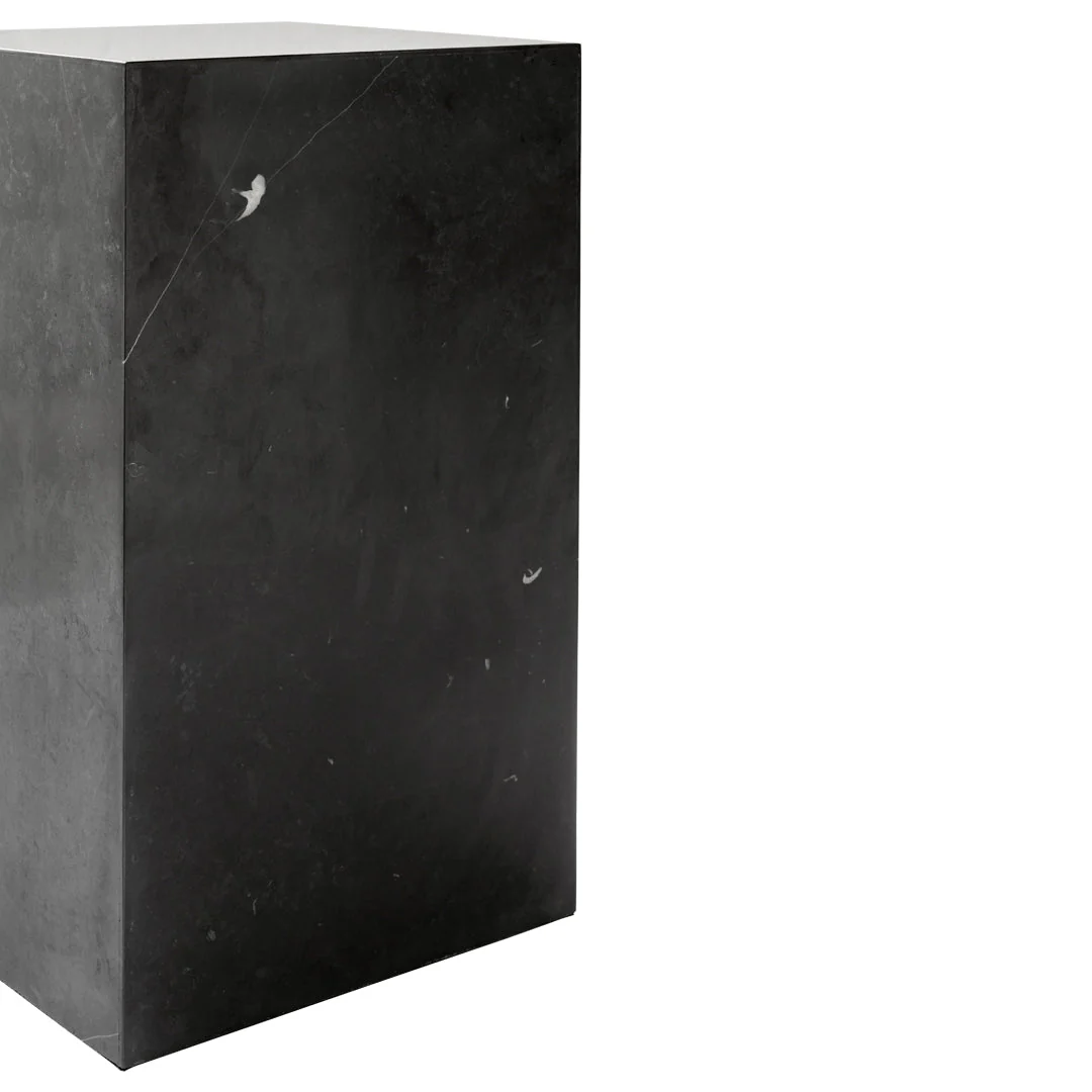 Marble Plinth Side Table - Tall - Image 12
